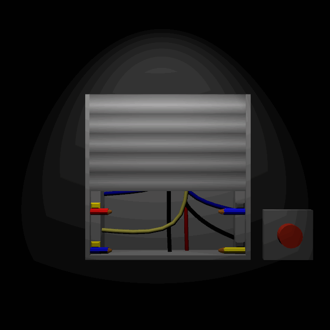 Sci-fi door and barrier interaction prototype