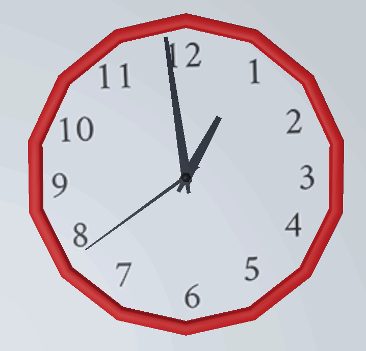 Clock-based interaction prototype