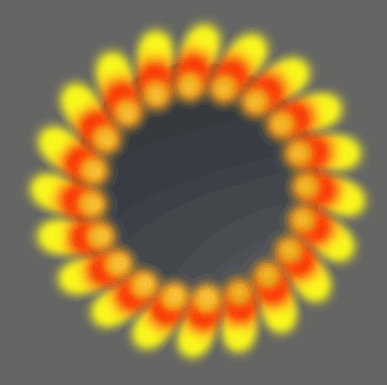 Circular object-placement and interaction system